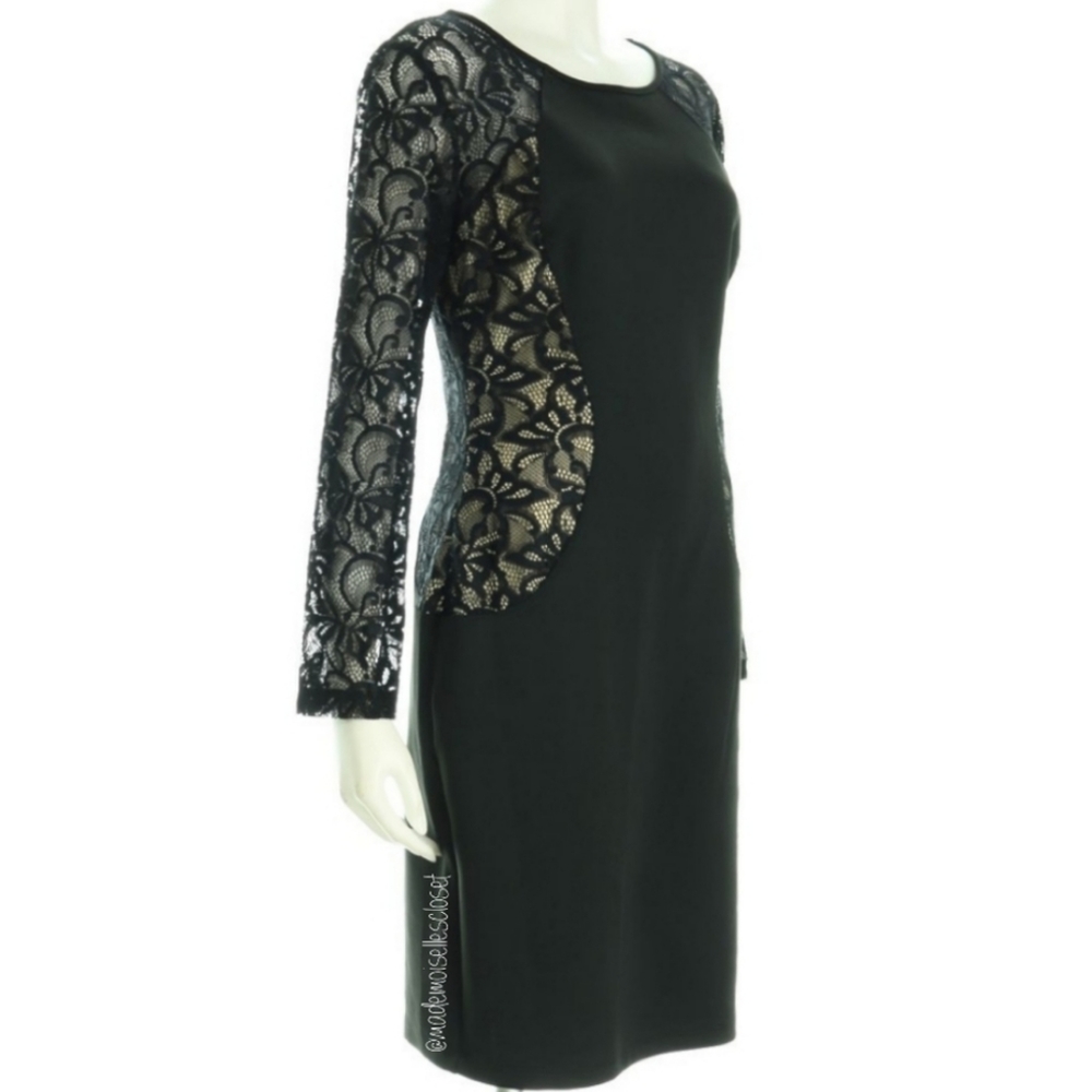 BLACK SEXY COCKTAIL DRESS SZ 6 - Picture 2 of 5